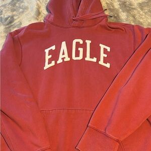 American Eagle Outfitters Red Hoodie
